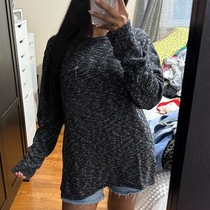Cozy Black Knit Sweater